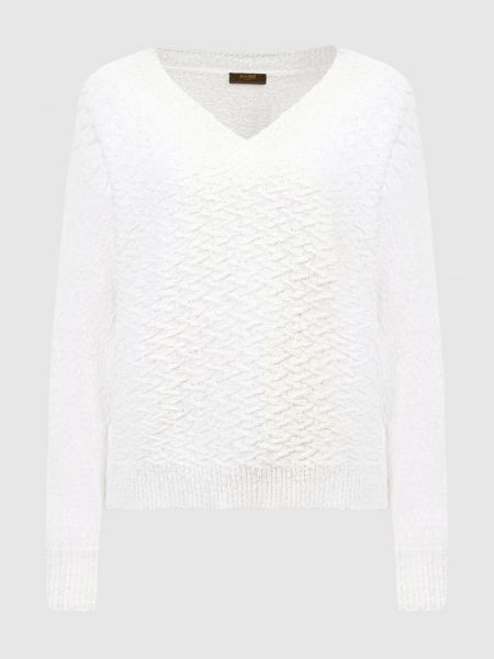 Белый пуловер Moorer