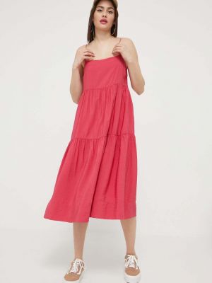 Mini ruha Abercrombie & Fitch rózsaszín