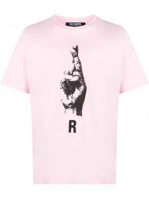 T-shirt Raf Simons rosa