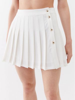 Plisované mini sukně Liu Jo bílé