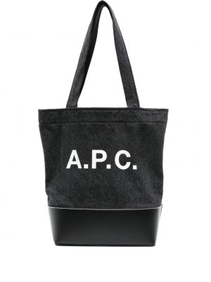 Shopper kabelka A.p.c. černá