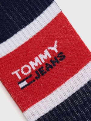 Nogavice Tommy Jeans modra