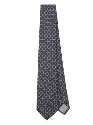 Μεταξωτή γραβάτα με κέντημα Giorgio Armani