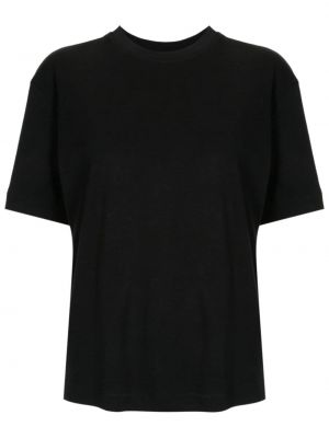 Medvilninis marškinėliai Osklen juoda