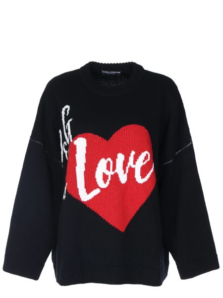 Кашемировый свитер с принтом Dolce & Gabbana