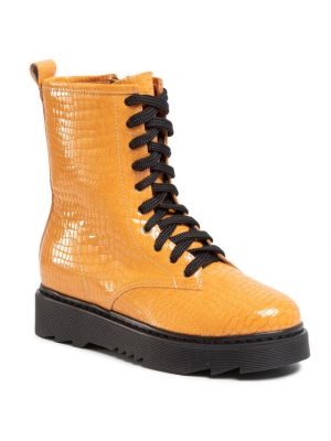 Členkové topánky L37 oranžová
