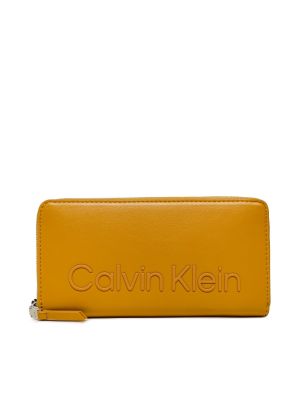 Портмоне Calvin Klein жълто