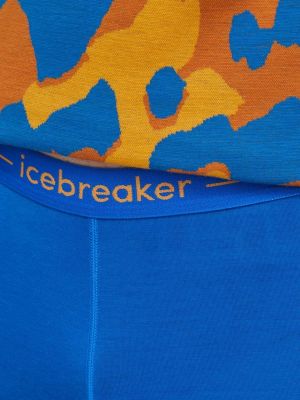 Lenjerie de corp termoactivă din lână merinos Icebreaker albastru