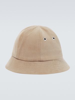 Bavlněný klobouk Ami Paris béžový