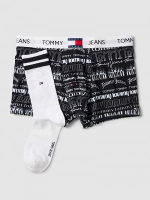 Czarna piżama Tommy Jeans