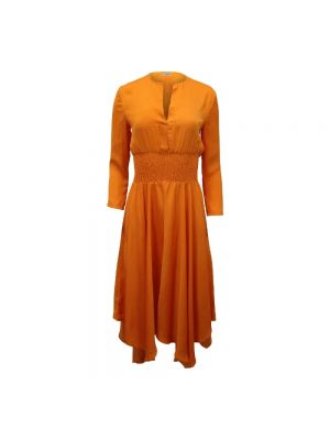 Sukienka midi Maje pomarańczowa