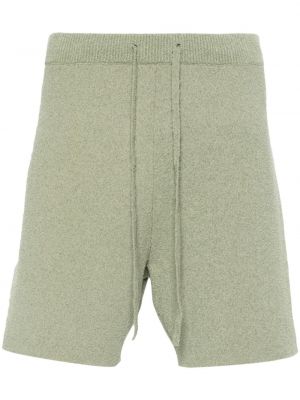 Pletene kratke hlače Nanushka zelena