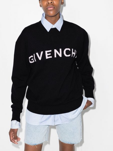 Kašmírový svetr Givenchy černý