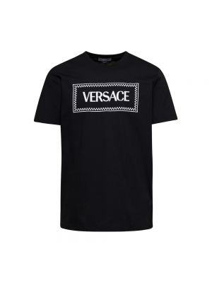 Hemd mit stickerei Versace schwarz