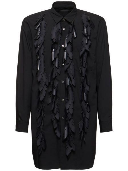 Oversized oprijeta srajca Comme Des Garçons črna
