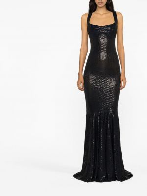 Večerní šaty s flitry Atu Body Couture černé