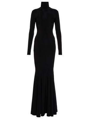 Černé maxi šaty Norma Kamali