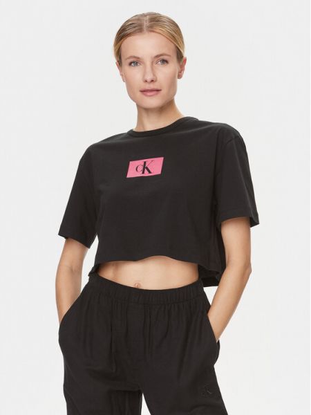 Voľné priliehavé tričko Calvin Klein Underwear čierna