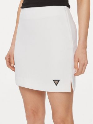 Mini suknja Guess bijela