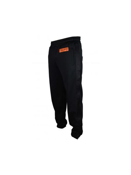 Pantalones de chándal de algodón Heron Preston negro