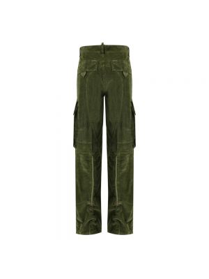 Pantalones cargo de pana Dsquared2 verde