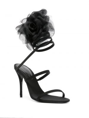 Sandales avec applique Magda Butrym noir