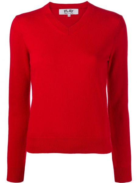 Klasický sveter Comme Des Garçons Play - Červená