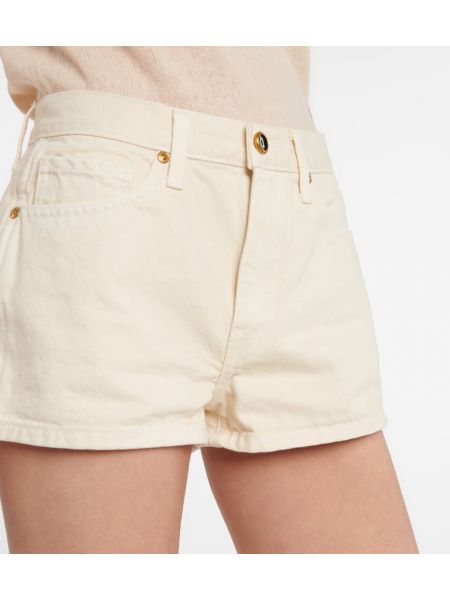 Shorts en jean Khaite blanc