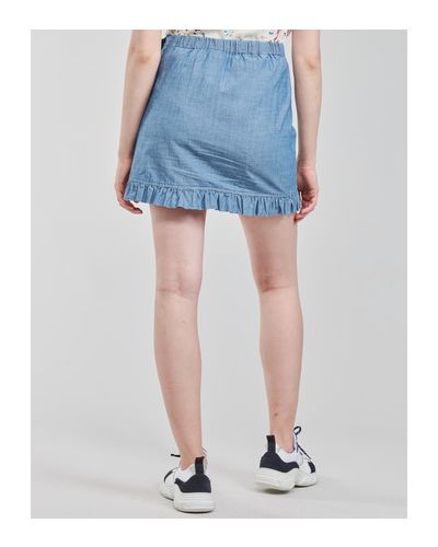 Mini spódniczka Vero Moda niebieska