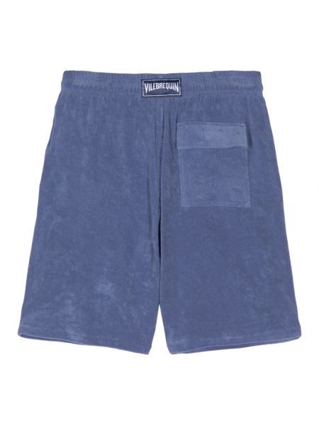 Pantalones cortos de algodón con bolsillos Vilebrequin azul