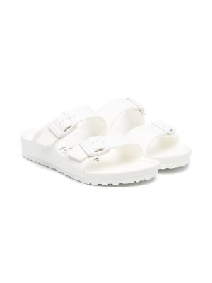 Solki sandaalit ilman korkokenkiä tytöille Birkenstock Kids valkoinen