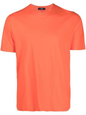 Koszulka bawełniana Herno pomarańczowa