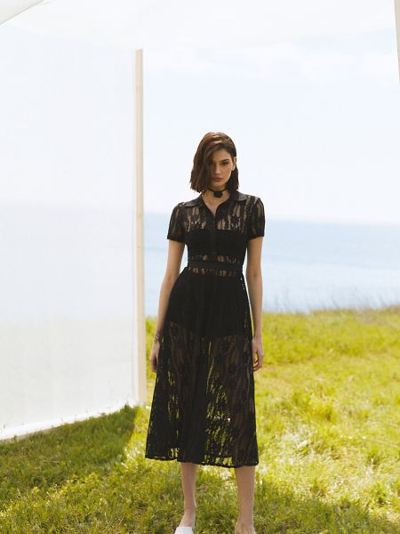 Бавовняна сукня міді Gepur чорна