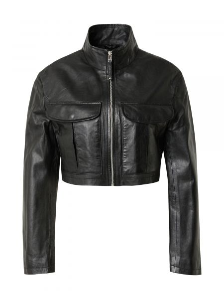 Veste de cuir Freaky Nation noir