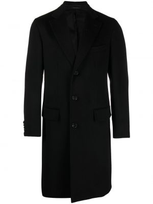 Кашмирено палто Brioni черно