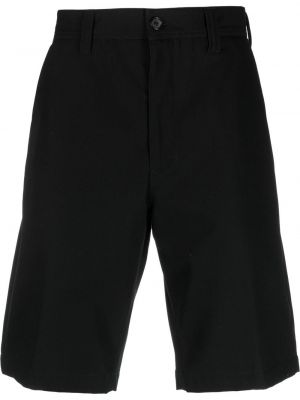 Bombažne bermuda kratke hlače Alexander Mcqueen črna