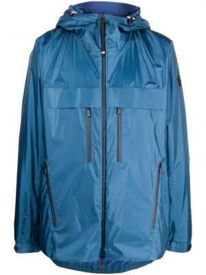 Jacke mit reißverschluss mit kapuze Moncler Grenoble blau