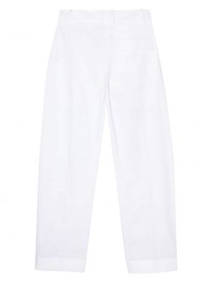 Spodnie bawełniane Studio Nicholson białe
