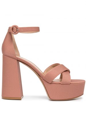 Plattform sandaler med reim Gianvito Rossi rosa