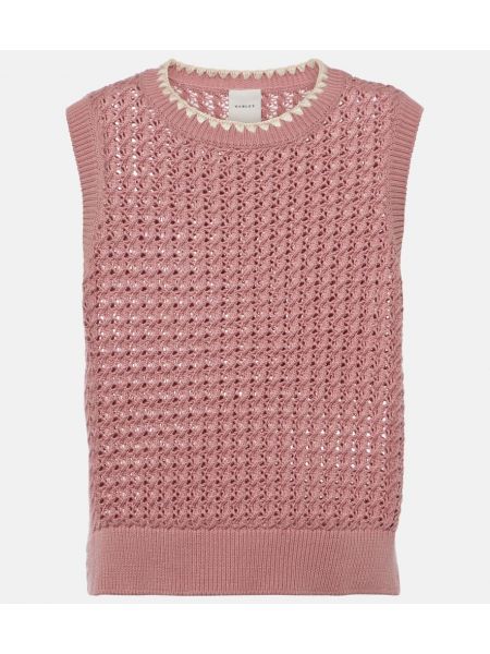 Bomuld vest Varley pink