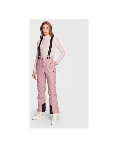 Pantaloni cu croială lejeră 4f roz