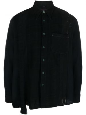 Košile s oděrkami Needles černá