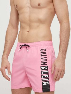 Szorty Calvin Klein różowe