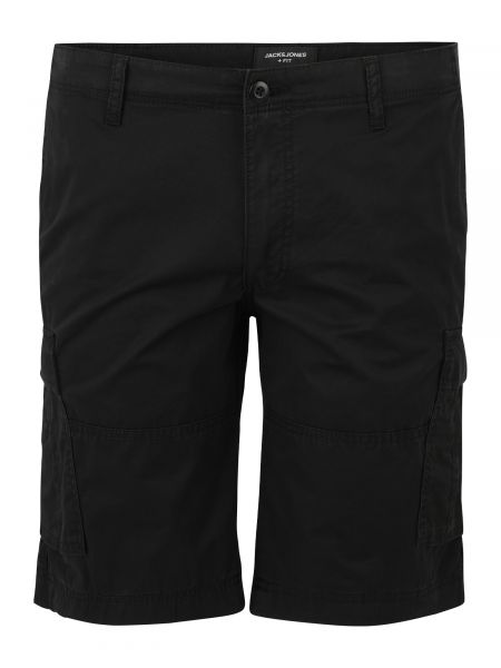 „cargo“ stiliaus kelnės Jack & Jones Plus juoda