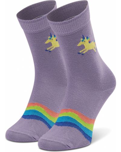 Skarpety Happy Socks, fioletowy