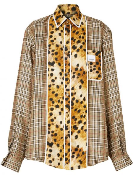 Chemise à carreaux oversize Burberry