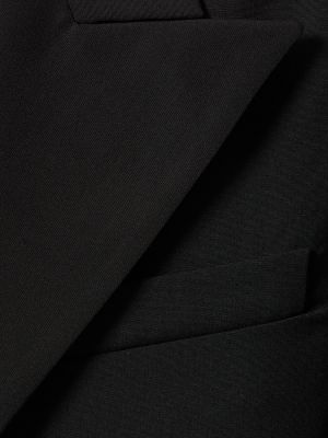 Vlněná bunda Acne Studios černá