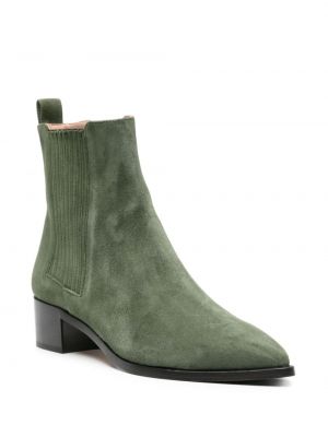 Ankle boots zamszowe Scarosso zielone