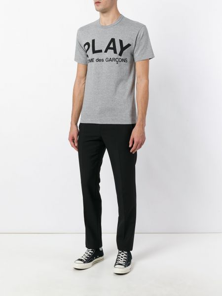 Camiseta Comme Des Garçons Play gris