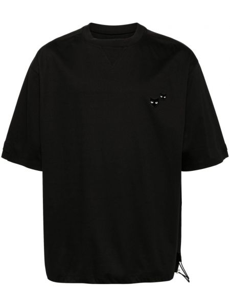 T-shirt en coton Zzero By Songzio noir